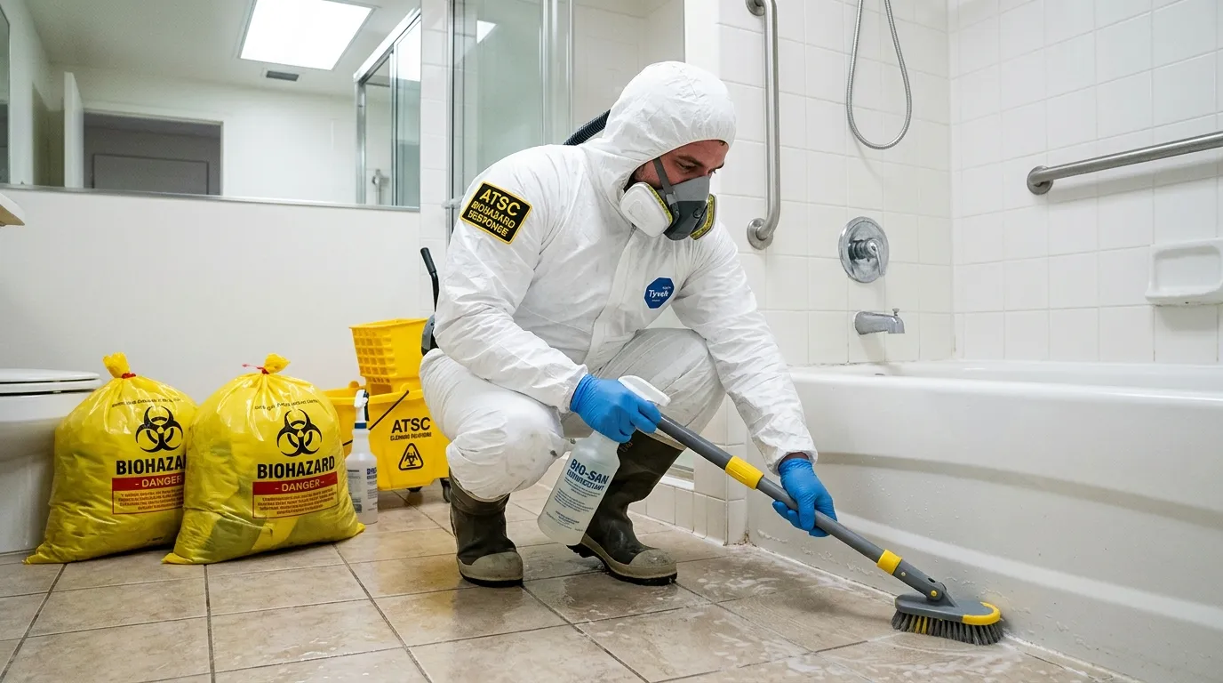 Decontamination equipment deployed for Blood Cleanup in Greenville